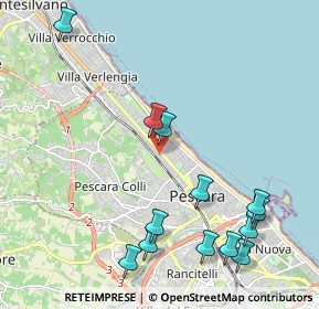Mappa Via Tintoretto, 65124 Pescara PE, Italia (2.60154)