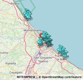 Mappa Via Tintoretto, 65124 Pescara PE, Italia (5.8)