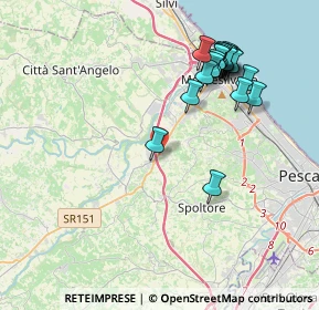 Mappa Via Ugo la Malfa, 65015 Montesilvano PE, Italia (4.354)