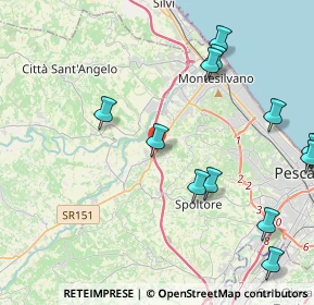 Mappa Via Ugo la Malfa, 65015 Montesilvano PE, Italia (5.79933)