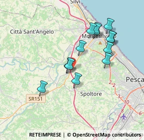 Mappa Via Ugo la Malfa, 65015 Montesilvano PE, Italia (3.52462)