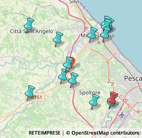Mappa Via Ugo la Malfa, 65015 Montesilvano PE, Italia (4.57714)
