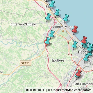 Mappa Via Ugo la Malfa, 65015 Montesilvano PE, Italia (6.6375)