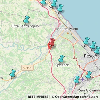 Mappa Via Ugo la Malfa, 65015 Montesilvano PE, Italia (6.57167)