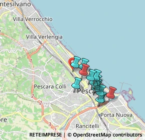Mappa 085 4210082 nuovo numero telefonico, 65124 Pescara PE, Italia (1.59929)