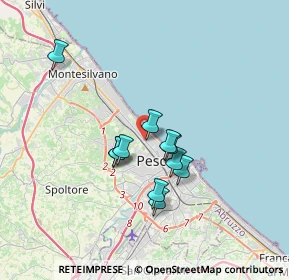 Mappa 085 4210082 nuovo numero telefonico, 65124 Pescara PE, Italia (2.82545)