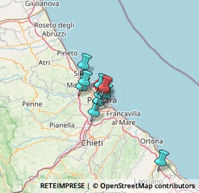 Mappa 65123 Pescara PE, Italia (6.87455)