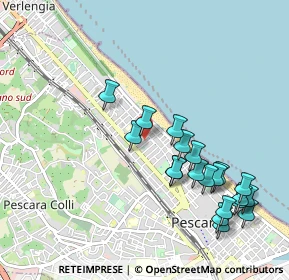Mappa 65123 Pescara PE, Italia (1.124)