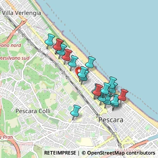 Mappa Via Carlo Pisacane, 65123 Pescara PE, Italia (0.8555)