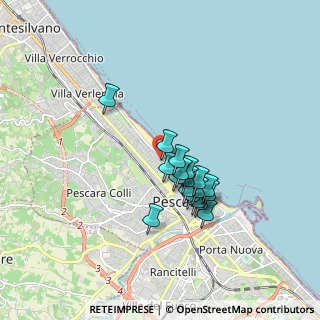 Mappa Via Zara, 65123 Pescara PE, Italia (1.40722)