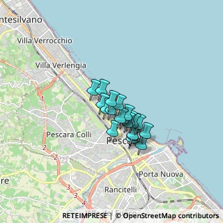 Mappa Via Zara, 65123 Pescara PE, Italia (1.017)