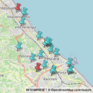 Mappa Via Fabio Filzi, 65123 Pescara PE, Italia (2.2215)