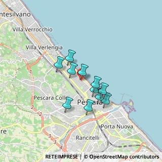 Mappa Via Zara, 65123 Pescara PE, Italia (1.30364)