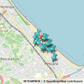 Mappa Via Fabio Filzi, 65123 Pescara PE, Italia (0.5095)