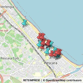 Mappa Via Zara, 65123 Pescara PE, Italia (0.7555)