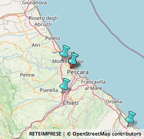 Mappa Strada Colle Scorrano, 65125 Pescara PE, Italia (61.34182)