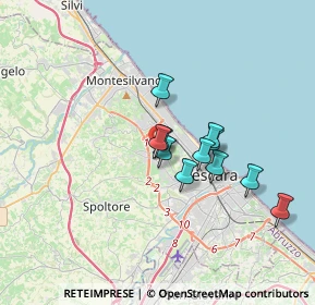 Mappa Strada Colle Scorrano, 65125 Pescara PE, Italia (2.68)