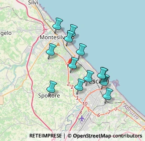 Mappa Strada Colle Scorrano, 65125 Pescara PE, Italia (3.10923)