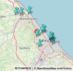 Mappa Strada Colle Scorrano, 65125 Pescara PE, Italia (3.35)