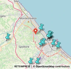 Mappa Strada Colle Scorrano, 65125 Pescara PE, Italia (4.23385)