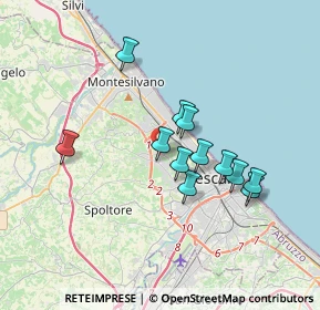 Mappa Strada Colle Scorrano, 65125 Pescara PE, Italia (3.085)