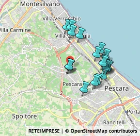 Mappa Strada Colle Scorrano, 65125 Pescara PE, Italia (1.643)