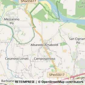 Mappa Albaredo Arnaboldi