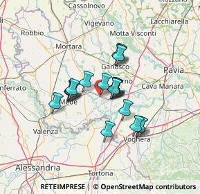 Mappa Strada Comunale della Corradina, 27032 Ferrera Erbognone PV, Italia (9.372)