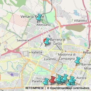Mappa CC Twelve Area, 10151 Torino TO, Italia (3.62385)