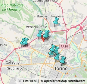 Mappa CC Twelve Area, 10151 Torino TO, Italia (3.05583)