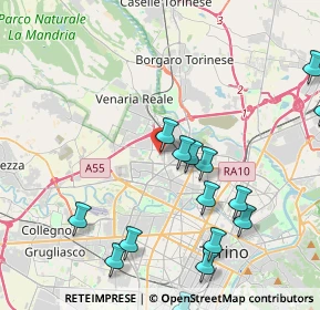 Mappa Strada Altessano, 10147 Torino TO, Italia (4.90267)