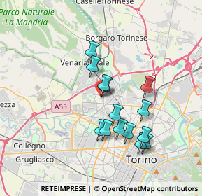 Mappa Strada Altessano, 10147 Torino TO, Italia (3.14214)