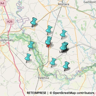 Mappa Via Cairoli, 27020 Sartirana Lomellina PV, Italia (6.32)