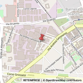 Mappa Via Andrea Sansovino, 243/25/E, 10151 Torino, Torino (Piemonte)