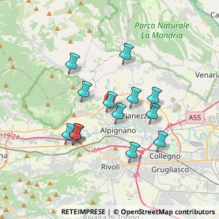 Mappa Via Torelle, 10091 Alpignano TO, Italia (3.25154)