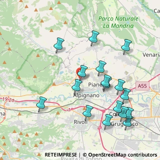 Mappa Via Torelle, 10091 Alpignano TO, Italia (4.37)