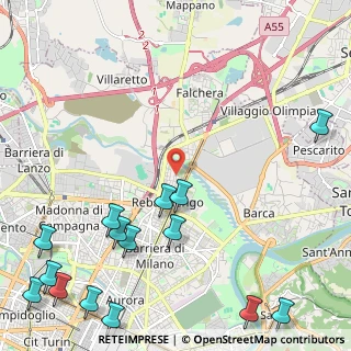 Mappa Via Bollengo, 10155 Torino TO, Italia (3.29933)