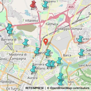 Mappa Via Bollengo, 10155 Torino TO, Italia (2.95875)