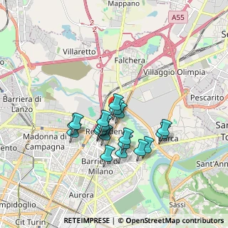 Mappa Via Bollengo, 10155 Torino TO, Italia (1.4105)