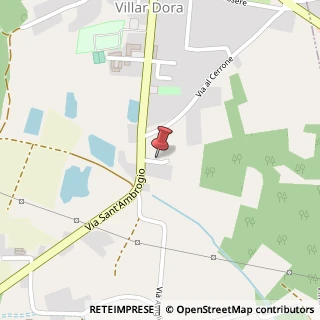 Mappa Via Sant'Ambrogio, 49, 10040 Villar Dora, Torino (Piemonte)