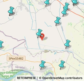 Mappa Unnamed Road, 45032 Bergantino RO, Italia (7.008)