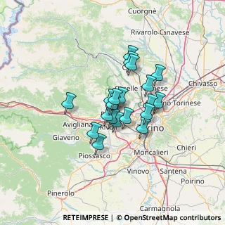 Mappa Via Casalegno, 10044 Pianezza TO, Italia (8.9965)