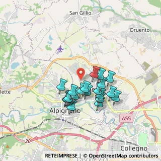 Mappa Via Casalegno, 10044 Pianezza TO, Italia (1.4205)