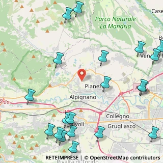 Mappa SP Fornaci, 10091 Alpignano TO, Italia (6.3045)