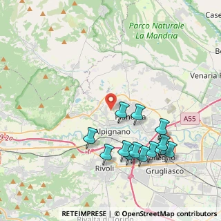 Mappa SP Fornaci, 10091 Alpignano TO, Italia (4.27923)