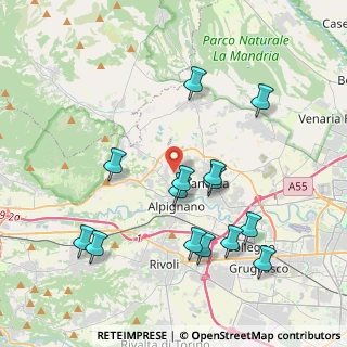 Mappa SP Fornaci, 10091 Alpignano TO, Italia (4.11643)