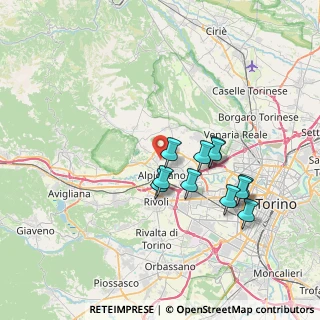 Mappa SP Fornaci, 10091 Alpignano TO, Italia (6.39)