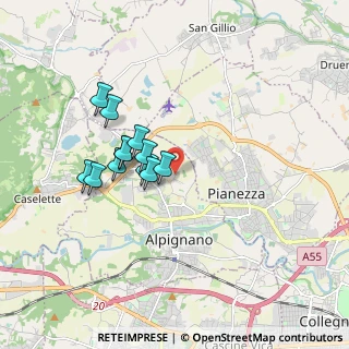 Mappa SP Fornaci, 10091 Alpignano TO, Italia (1.44917)
