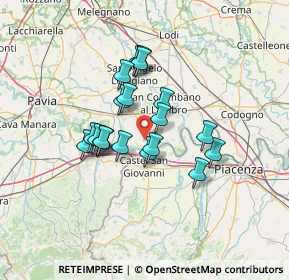 Mappa Via Trento, 27017 Pieve Porto Morone PV, Italia (10.449)