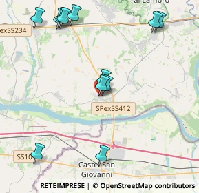 Mappa Via Trento, 27017 Pieve Porto Morone PV, Italia (4.85333)